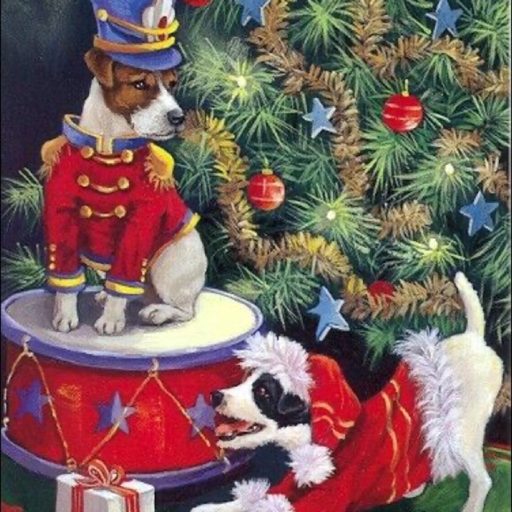 Precious Pets Garden Flag - Jack Russell Holiday Gift 12" x 18”